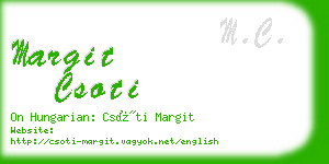 margit csoti business card